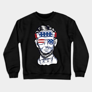 Awesome American Abraham Lincoln Crewneck Sweatshirt